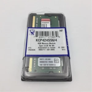 Kingston 4GB - DDR4 2400MHz. DDR4 , 2400MHz , Non-ECC KCP424SS6/4 - Picture 1 of 5