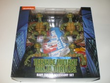 Teenage Mutant Ninja Turtles BABY MOVIE TURTLES ACCESSORY SET Sealed NECA TMNT