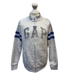 Gap Grey Sports Tracksuit Top / Jacket UK Boy's Age 10-11 Years K203 - Picture 1 of 6