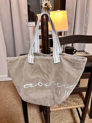 Девочек винтажный серо-коричневый abercrombie kids 2000-х сумка с короткими ручками 19 X 19 - Изображение 1 из 3