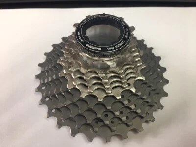Cassette Shimano Dura-Ace CS-9100 11 velocidades 11 x 28 T TI/Cromo 202 gramos CS91k-8 Foto 1 de 2
