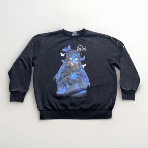 Tim Burtons Corpse Bride Sweatshirt Adult XL Black Blue Movie Distressed Style - Picture 1 of 10