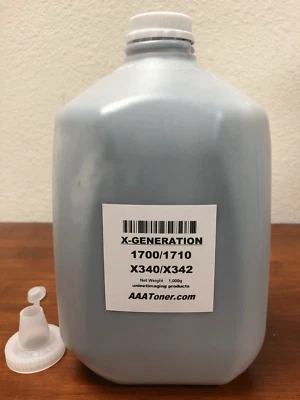 (1 kg/1.000 g) Recarga de tóner a granel para Dell 1700 1710 Lexmark X340, X342 Foto 1 de 3