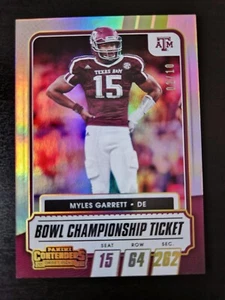Myles Garrett 2021 Panini Contenders Draft Picks Football Card SP /10 NFL - Picture 1 of 2