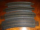 HO Curved Rail Road Tracks With Plastic Supports for HO Train Set