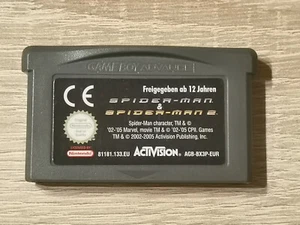 SPIDER MAN 2 + SPIDERMAN 3 NINTENDO GAME BOY GAMEBOY ADVANCE GBA SP DS 1 - Foto 1 di 1