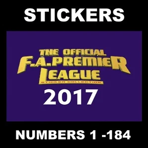 Merlin 2017 Premier League stickers # 1 - 184 - Picture 1 of 3