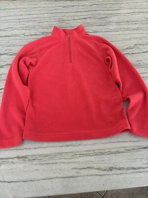 Obermeyer Girls 1/4 Zip Pink Fleece Pullover Size XL (8) - Image 1 of 4