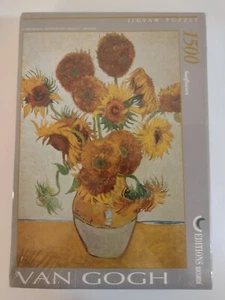 "Rompecabezas de girasoles Van Gogh 1500 piezas publicado por Ricordi 2006 23,6"" x 31,5" - Imagen 1 de 4
