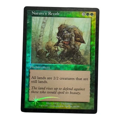 Nature's Revolt FOIL 7th Edition MINT Green Rare CARD  - Image 1 of 4