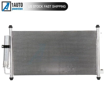 AC Condenser Air Conditioning Fit For 2004-2008 Acura TL 3.2L 3.5L Aluminum Core - Image 1 of 4