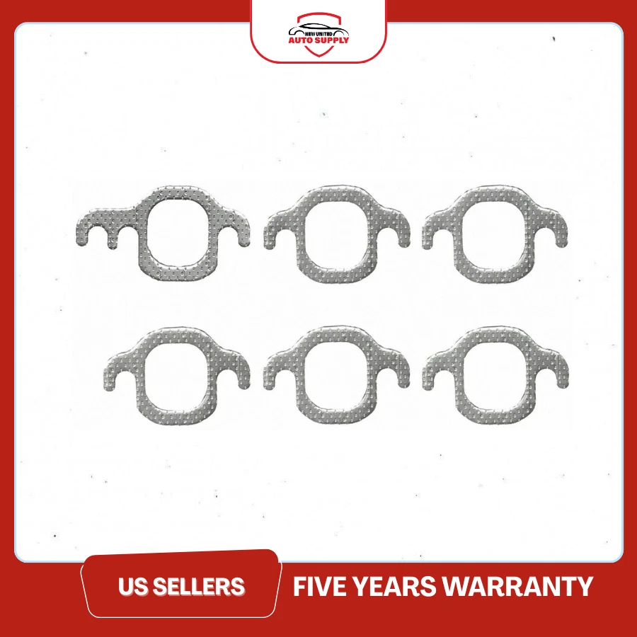 Комплект прокладок выпускного коллектора Fel-Pro MS90746 подходит для 85–95 Chevrolet GMC Pontiac НОВЫЙ - Изображение 1 из 2