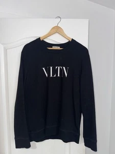 Valentino “VLTN” Men’s Black Sweatshirt - Picture 1 of 5