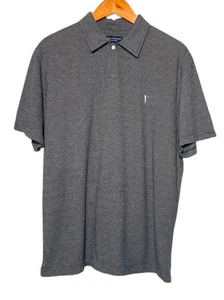 Daniel Cremieux Collection Polo Shirt Mens Size XL Gray Check Short Sleeve - Picture 1 of 8