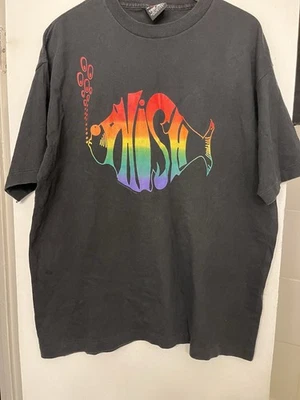 Фиш 1993 винтажная рубашка мужская XL - ультра редкая - Изображение 1 из 4