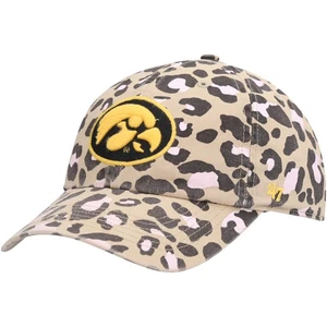 Women's '47 Khaki Iowa Hawkeyes Bagheera Clean Up Adjustable Hat - Picture 1 of 4