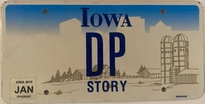 Vanity DP license plate David Dale Dylan Dorothy Daniel Darren Darryl Diana Don - Picture 1 of 7