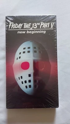 Viernes 13 Parte 5 VHS (1990) Nuevo y Sellado de Fábrica Culto Horror Foto 1 de 4