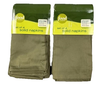 Napkins Food Network Woven Cloth Easy Care New in Package 18” X 18”Lot of 8 - Image 1 of 4