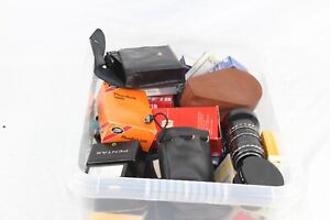 F Large Collectable Lot Of Camera Accessories Inc. Lenses, Flashes, Filters etc