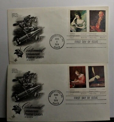 USPS FDC U.S.#1534-37 – 1974 10c Famous Works of Art: Set of 4 Stamps  ST1120 - Image 1 of 3