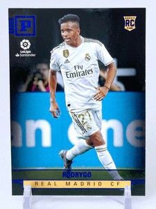 2019-20 Panini Chronicles Panini La Liga Blue RODRYGO #375 Rookie RC REAL MADRID