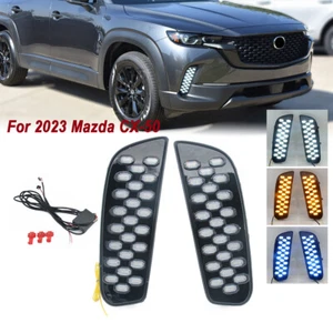 For 2023 Mazda CX-50 2Pcs Bumper Fog Lamp Driving DRL Daytime Running Lights - Foto 1 di 6