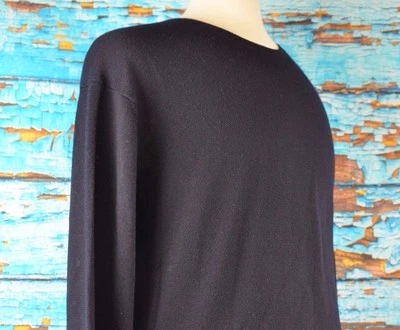 Metropolitan View Men's Pullover Sweater Size XL Wool Navy Crewneck Casual Warm - Image 1 of 4