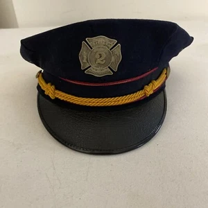 VINTAGE FIREMANS HAT Mechanicsburg PA - Sz 7-1/8 - Picture 1 of 6
