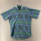 Vintage Chaps Ralph Lauren Shirt Mens Medium Paisley 90s Crazy Tribal