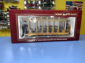 Bachmann 93938 G Scale United Traction Co. Open StreetCar - Picture 1 of 18