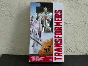 Transformers Age of Extinction Optimus Prime Silver Knight Modellino Hasbro - Foto 1 di 9