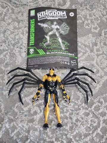 Hasbro Transformers War Cybertron WFC Kingdom Blackarachnia Loose - As Is Cover