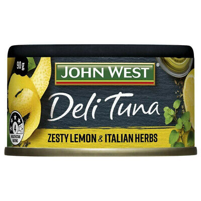 John West Deli Tuna Zesty Lemon & Italian Herbs 90G Canned Seafood Meal Food • 13.24$