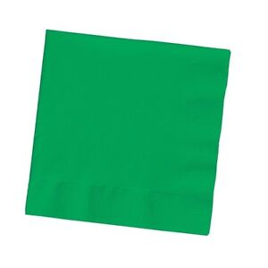 2-ply Paper Square Luncheon Napkins - Solid Colors- Disposable Dinner Bar Party 