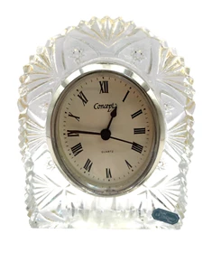 JG Cristal Durand Vincennes Clock France - Picture 1 of 6