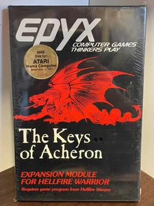 New Sealed Epyx Dunjonquest The Keys of Acheron 244D Disk Atari Home Computer - Picture 1 of 5