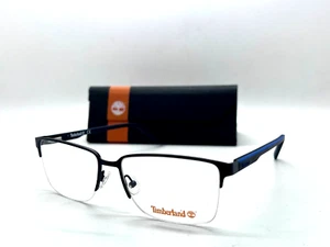 Timberland Eyeglasses TB 1653 002 MATTE BLACK 56-16-150MM STAINLESS STEEL /CASE - Picture 1 of 3