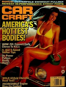 Car Craft Magazine August 1993 Swimsuit Issue Chip Foose Chevelle Monte Carlo - Picture 1 of 3
