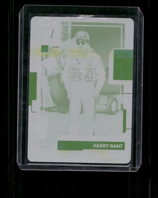 2023 Donruss NASCAR #115 Harry Gant Printing Plates Yellow #1/1 - Image 1 of 2