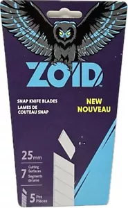 Zoid Snap Messerklingen 25 mm Stahl 7 Schneidflächen Ersatz Mine 5er-Pack - Bild 1 von 2