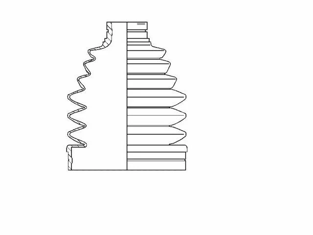 Kit de arranque delantero exterior EMPI CV para Ford Fusion 2006-2009 93SGGK Foto 1 de 1