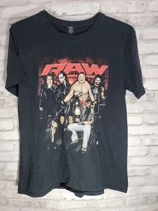WWE Wrestling RAW Superstars 2008 Black Graphic T-shirt Youth Size Large - Picture 1 of 8
