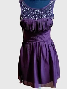 Womens Speechless Purple Dress With Decorative Top Size 5 - Picture 1 of 4