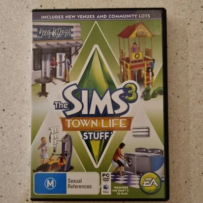 The Sims 3 Town Life Stuff Expansion Pack EA PC or MAC Game M-Rated - Image 1 of 3