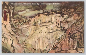 Postal "Golden Fleece", Mammoth Cave, Ky. Entrada congelada del Niágara - Imagen 1 de 2