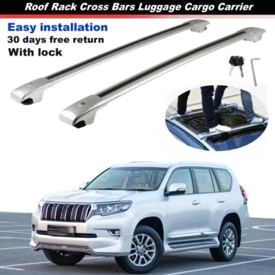 Roof Rack Cross Bars Fits For Toyota Land cruiser Prado J150 2010-2021 - Image 1 of 4