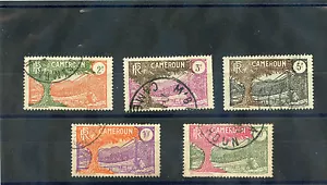 CAMEROUN SC 207-11 (YT 129-32.148) F-VF USADO, 1924-27 VALORES MÁXIMOS $72 - Imagen 1 de 1