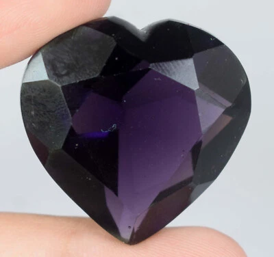 Brazilian Violet Amethyst 80.85 Ct Heart Shape Loose Gemstone Certified E11076 - Image 1 of 4