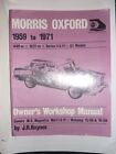 Morris Oxford V VI MG Magnette III IV Wolseley 15/60 16/60 1959- Workshop Manual